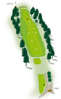 Eleventh hole layout Mount Maunganui Golf Course