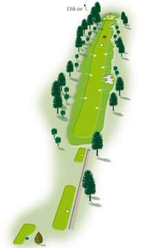 Twelveth hole layout Mount Maunganui Golf Course