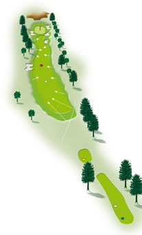 Eighteenth hole layout Mount Maunganui Golf Course