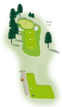 Fourth hole layout Mount Maunganui Golf Course