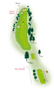 Seventh hole layout Mount Maunganui Golf Course