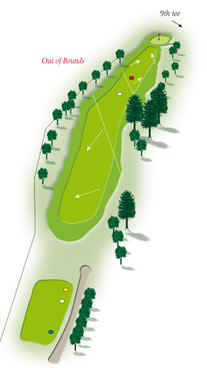 Eighth hole layout Mount Maunganui Golf Course