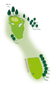 Ninth hole layout Mount Maunganui Golf Course